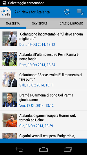 Atalanta 24h Screenshot 1