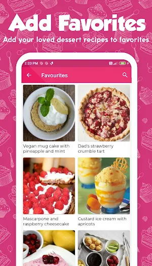Dessert Recipes Screenshot 3