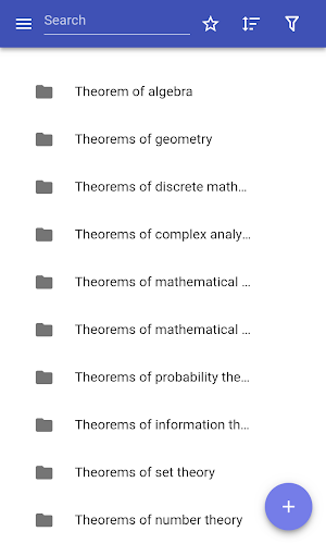 Mathematical theorems Screenshot 0