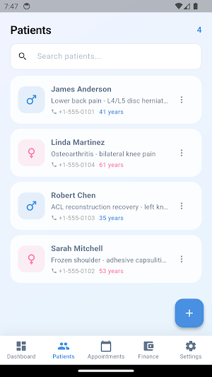 RehabEase Screenshot 1