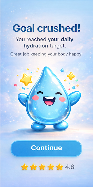Dewdrop: Water & Drink Tracker Screenshot 2