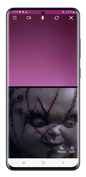 Chucky fake video call Screenshot 2