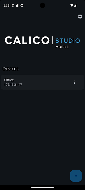 CALICO Studio mobile Screenshot 1