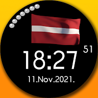 Latvian flag     Animated