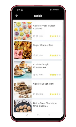no bake cookies - shortbread Screenshot 0
