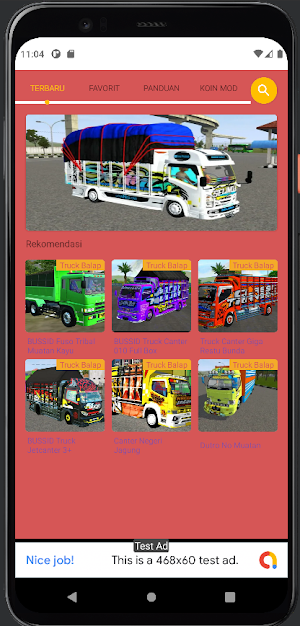 Mod Bussid Truck Balap Terbaru Screenshot 2