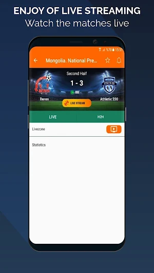 Goalkolik - Football Livescore & Live Streaming Screenshot 0