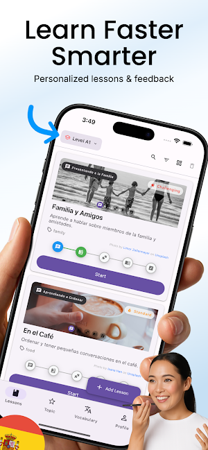 Learn Spanish with AI: Amigo Screenshot 1