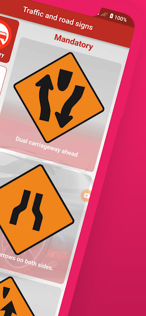 Traffic and road signs Screenshot 1