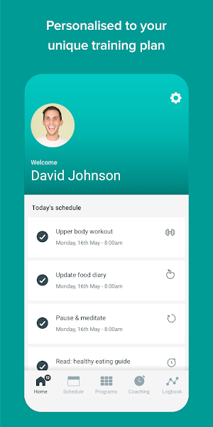 TRAINING COACHING Screenshot 1