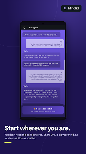 Mindlid: Emotional Wellness Screenshot 1