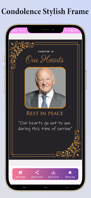 Condolence Photo Frame Screenshot 3