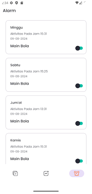 Catat Aktivitas Screenshot 2