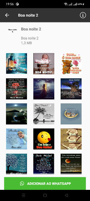 Figurinhas de Boa noite Screenshot 2