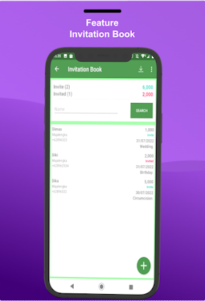 Invitation Book Screenshot 0