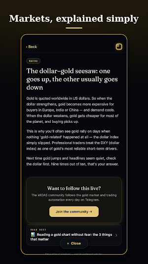 MIDAS - Market Companion Screenshot 2