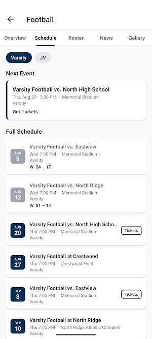 Arlington High Athletics Screenshot 1