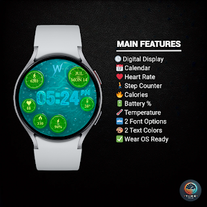 Lime Soda - watch face Screenshot 1