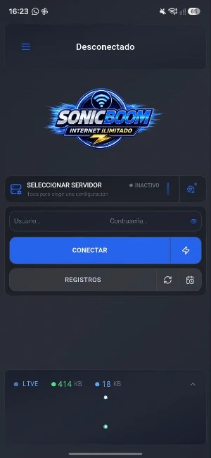 SonicBoom VPN Screenshot 0