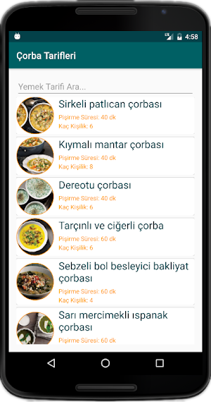 İnternetsiz Çorba Tarifleri Screenshot 0