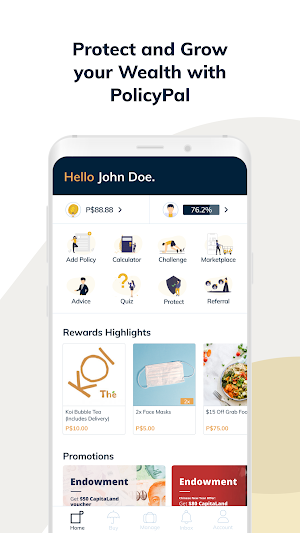 PolicyPal - Your Digital Financial Planner Screenshot 0