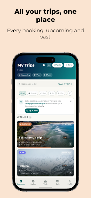 Venture - Trip Planner Screenshot 1
