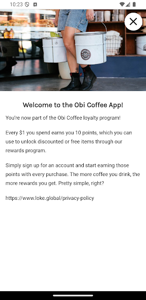 Obi Coffee Screenshot 1