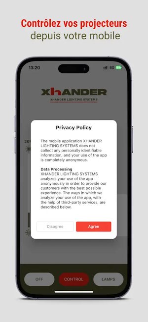 XHANDER Lighting Systems Screenshot 2