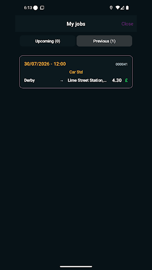 CabDispatch Driver Screenshot 1