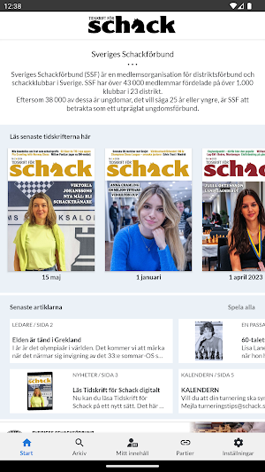 Tidskrift för Schack Screenshot 2