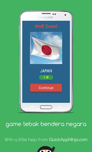 game tebak Gambar bendera negara, Screenshot 1