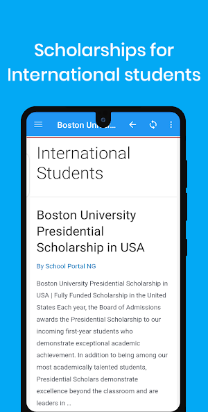 Scholarships & Grants App Screenshot 3