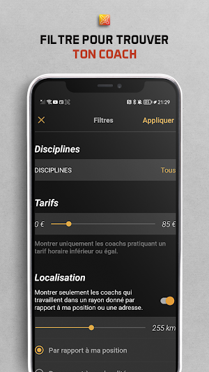 CoachFinder Screenshot 1