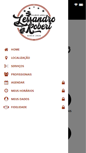 Barbearia Lessandro Robert Screenshot 1
