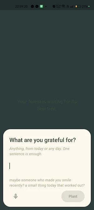 Gratitude Forest Screenshot 2
