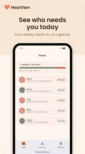 Hearthen: Stay in Touch Screenshot 1