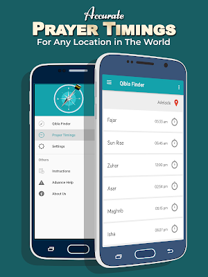 Qibla Finder - Find Qibla Direction & Prayer Times Screenshot 2