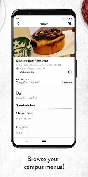 DBC Dining Screenshot 2
