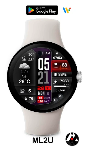 ML2U 233 Watch Face Screenshot 3