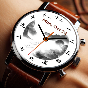 Shirokuro Wear OS Watch Face Screenshot 2