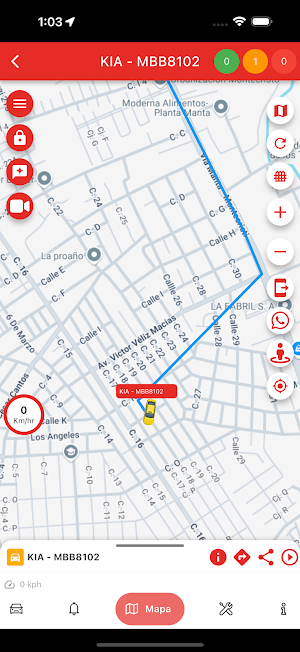 RadialTracking GPS EC Screenshot 2