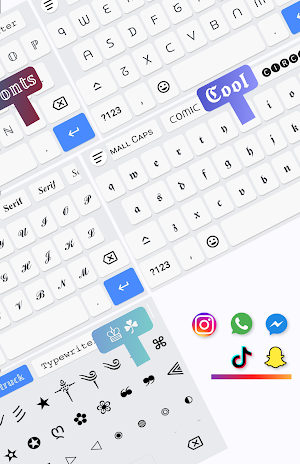 Fonts Aa - Fonts Keyboard & emoji Screenshot 1