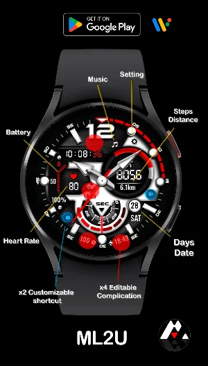 ML2U 167 Watch Face Screenshot 1