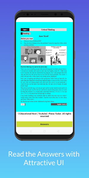 class 12 english book solution - offline Screenshot 2