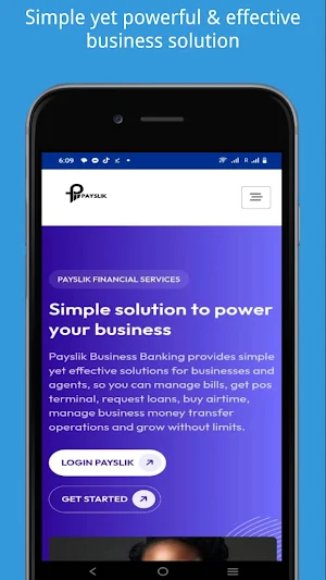 Payslik Business Banking Screenshot 1