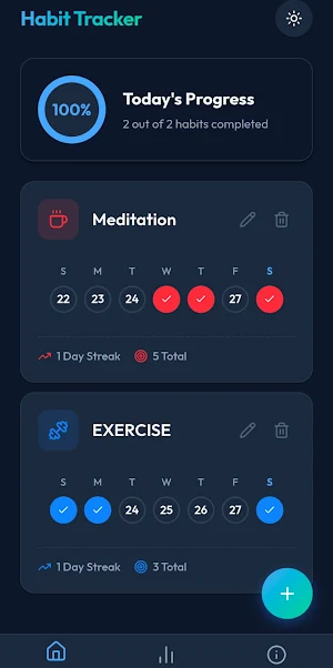 Habit Tracker - Just Track Screenshot 0