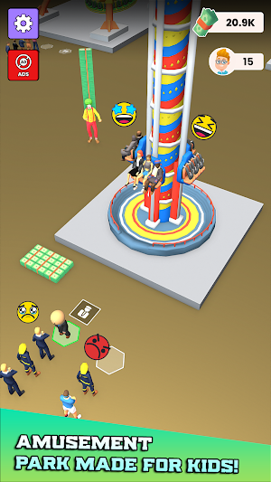 Parkmania Idle Thrill Seekers Screenshot 2