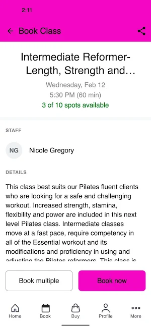 Pilates Detroit Screenshot 2
