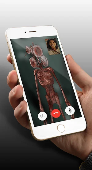 Siren Head Fake Video Call Game Screenshot 0