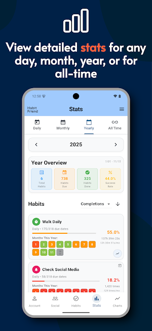 HabitFriend: Habit Tracker Screenshot 3